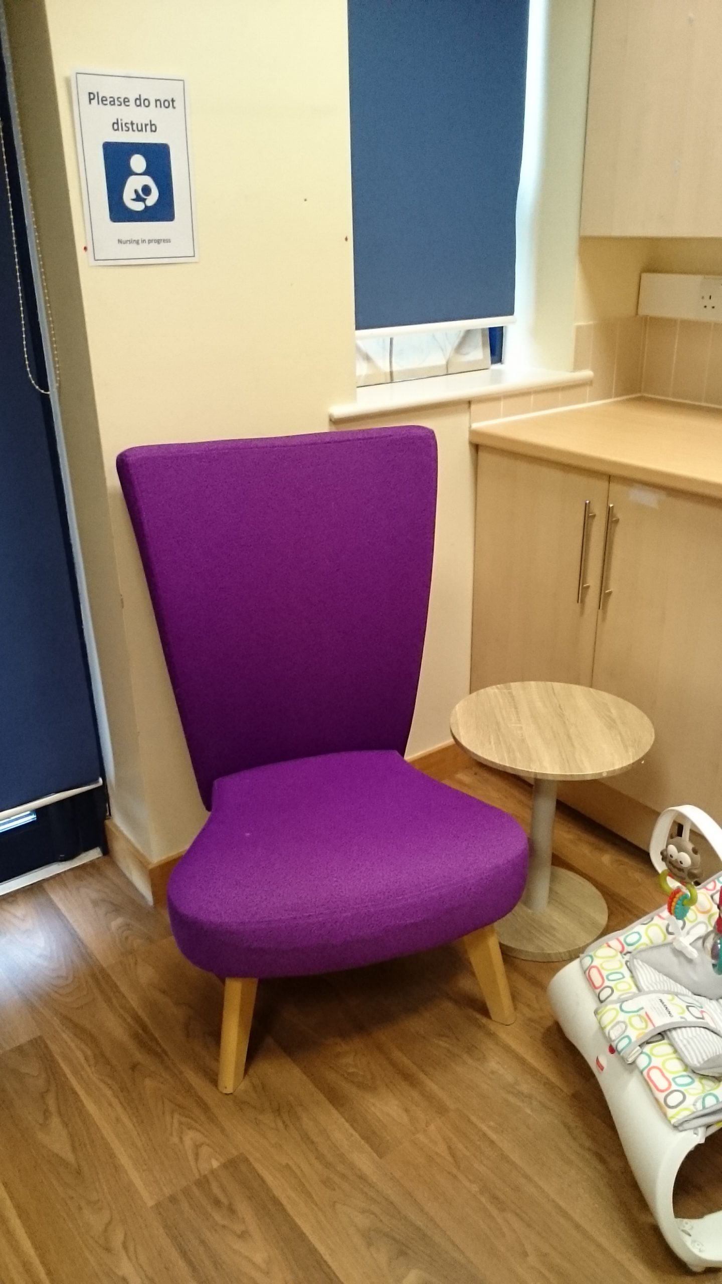 Breast Feeding area in Parents Room at St Paul's Children Centre